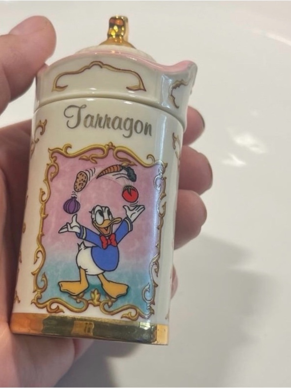 Lenox Disney Donal Duck spice jar